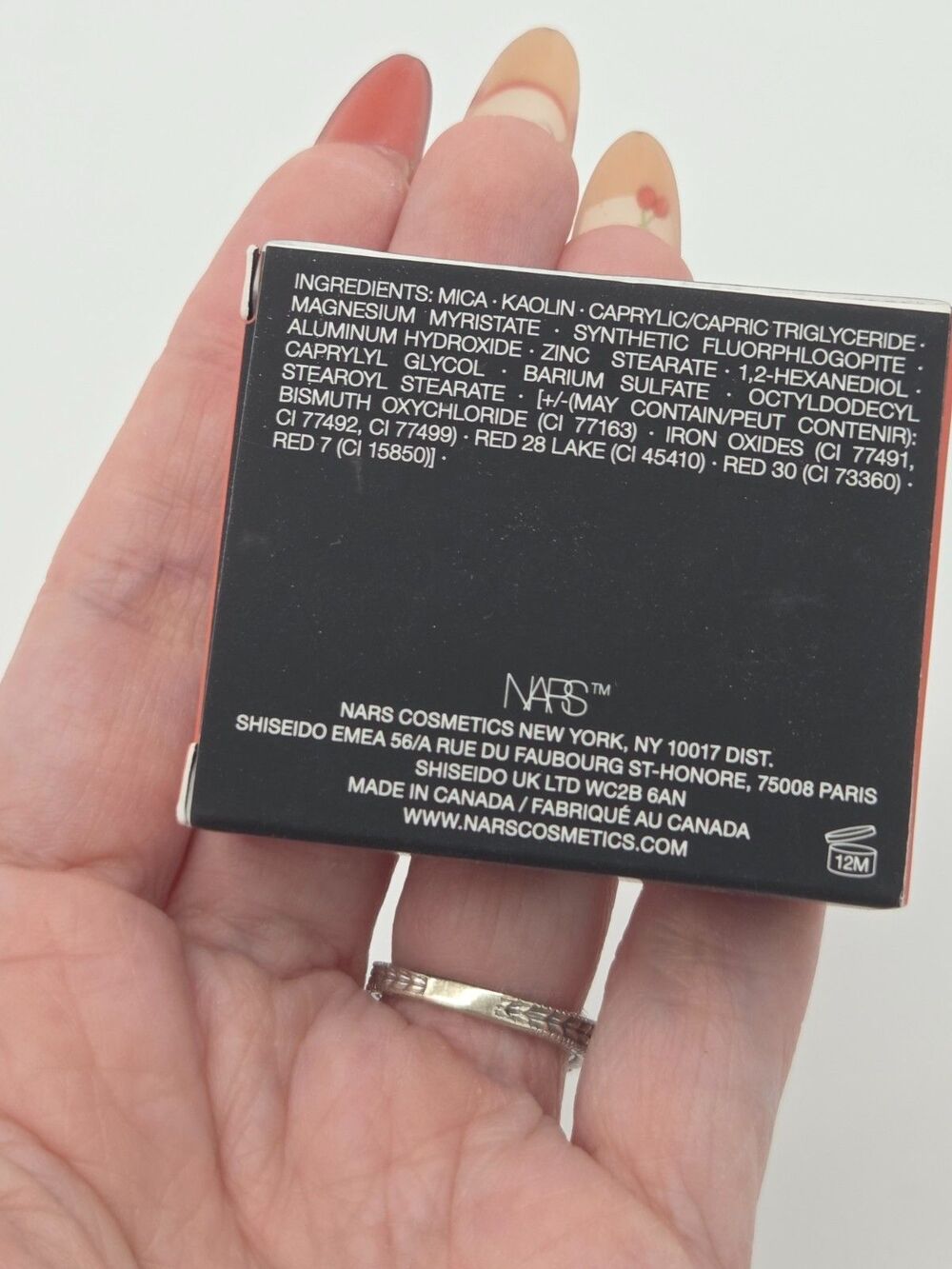 Nars Powder Blush Orgasm Edge Mini Travel Size-Matte 0.09 oz NEW - Picture 5 of 8